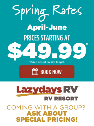 Florida Rv Resort Tampa Rv Park Lazydays Rv